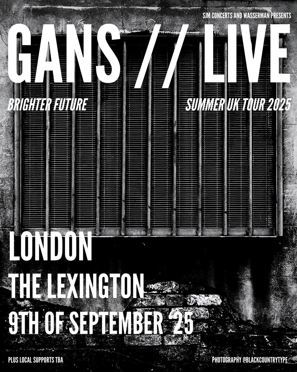 Birmingham's rising post-punk duo GANS are headed to London in September!

Grab tickets 🎟️ gigst.rs/GansSep25