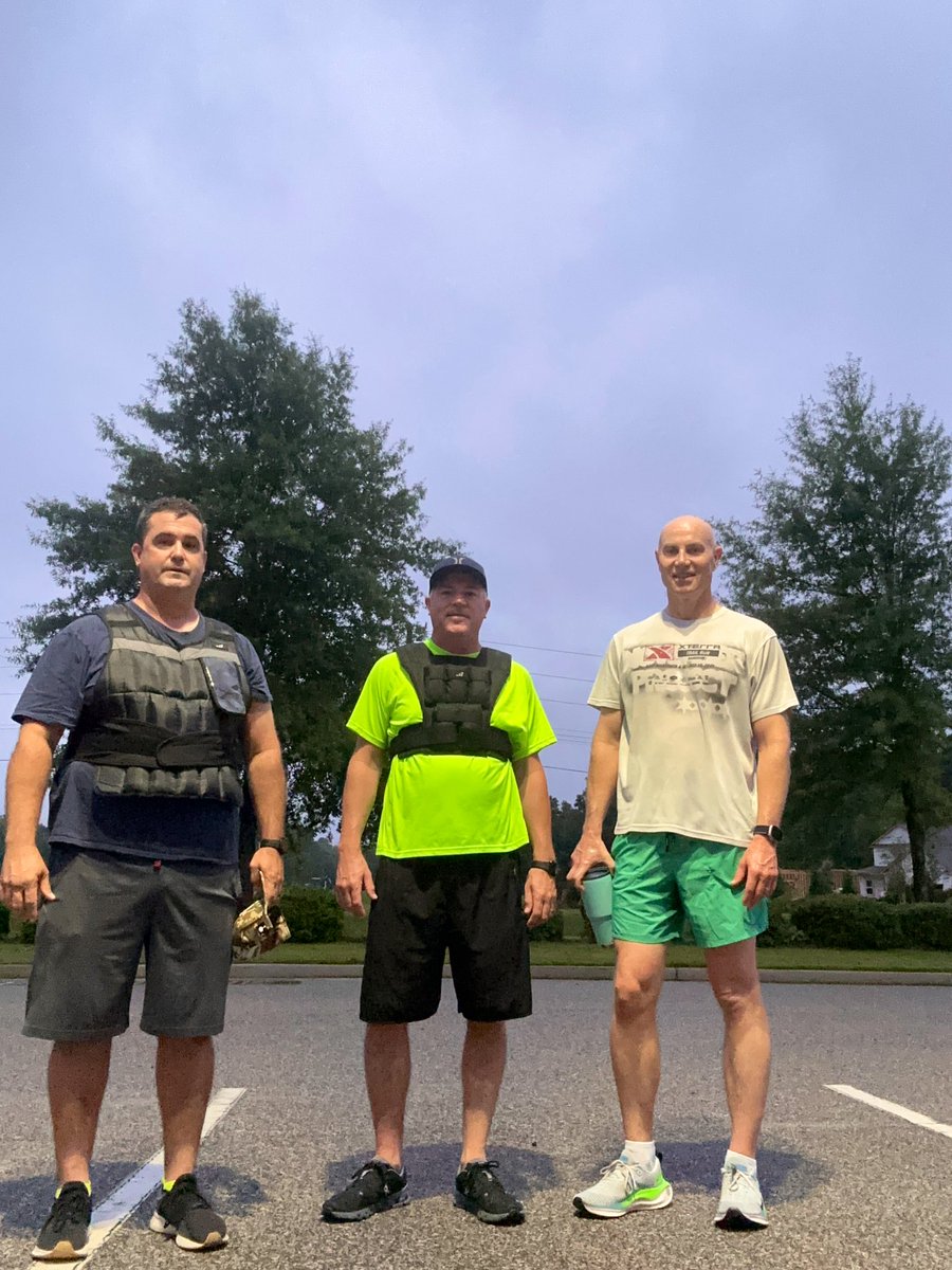 3 pax <a href="/F3stagger/">F3Stagger</a> put in some Friday miles running and rucking <a href="/F3LakeMurray/">F3 Lake Murray</a> . Good to meet a fellow F3 brother <a href="/F3Cowbell/">F3 Cowbell</a>. 
Proverbs 3:5-6
