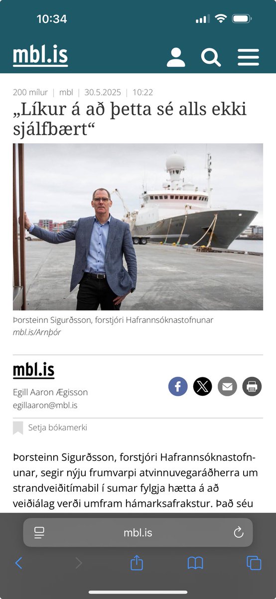 Ef veiðar hætta að vera sjálfbærar og hætt verður að fara eftir ráðgjöf Hafró þá missir viðkomandi stofn MSC vottun sem gerir sölu á afurðum úr honum inn á Evrópu og USA ómögulega