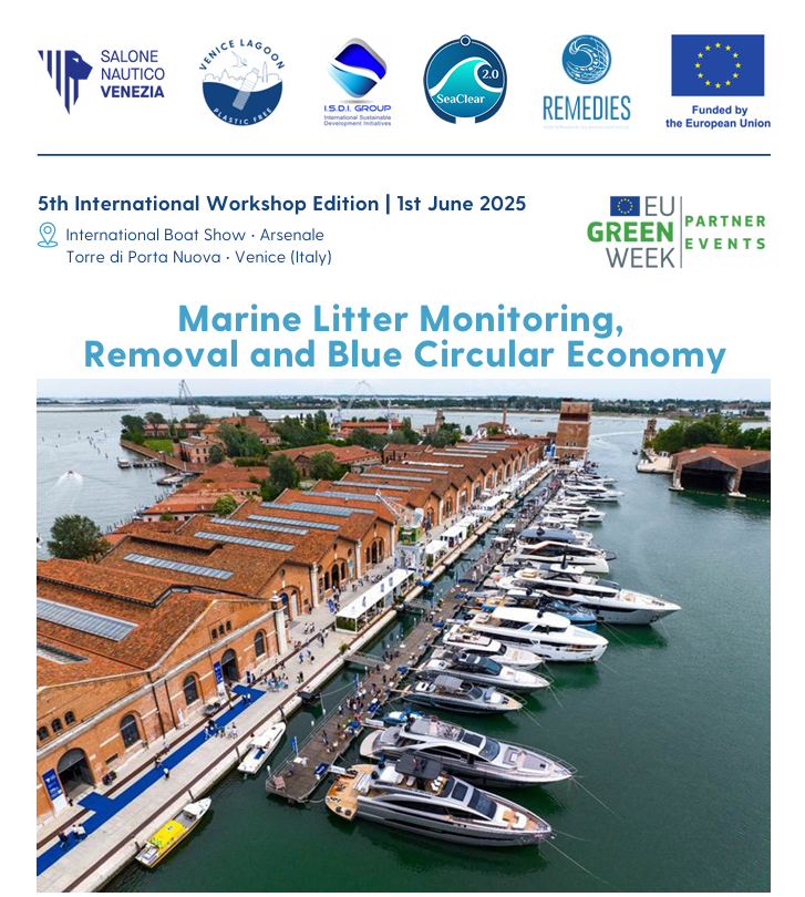 🌊 Join us online for the 5th International Workshop in Venice, hosted by the Lighthouse Partner Venice Lagoon Plastic Free @venice_lagoon_plastic_free in the framework of the REMEDIES program!

📆When? June 1, 2025
📍Where? Venice &amp; Online
🔗 Join live: us06web.zoom.us/j/82661561652?…