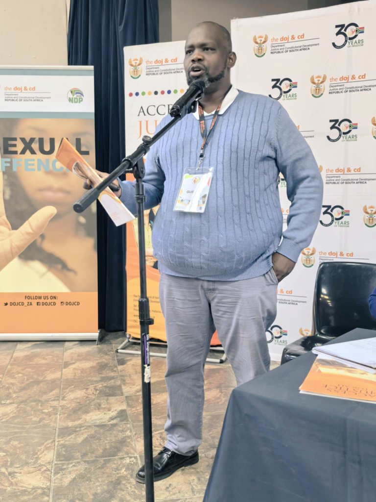 DOJCD_ZA's tweet image. Andrew Aphane from Legal Aid South Africa highlights the role and mandate of Legal Aid SA.
#ChildProtectionWeek2025 #AccessToJusticeForAll #ProtectOurChildren