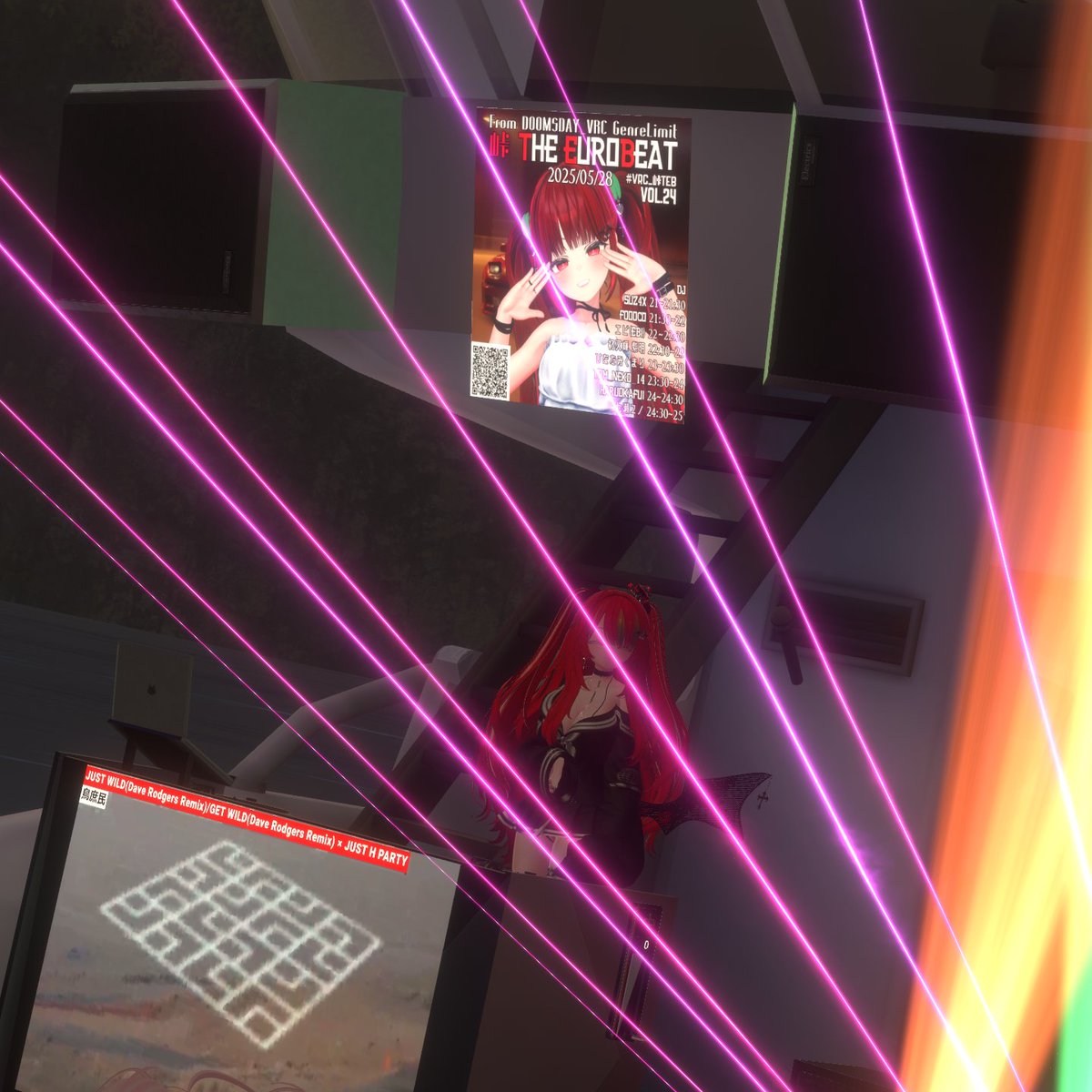 わりとユーロビートDJが多くて嬉しかったﾃﾞｽ🥳
#VRC_峠TEB