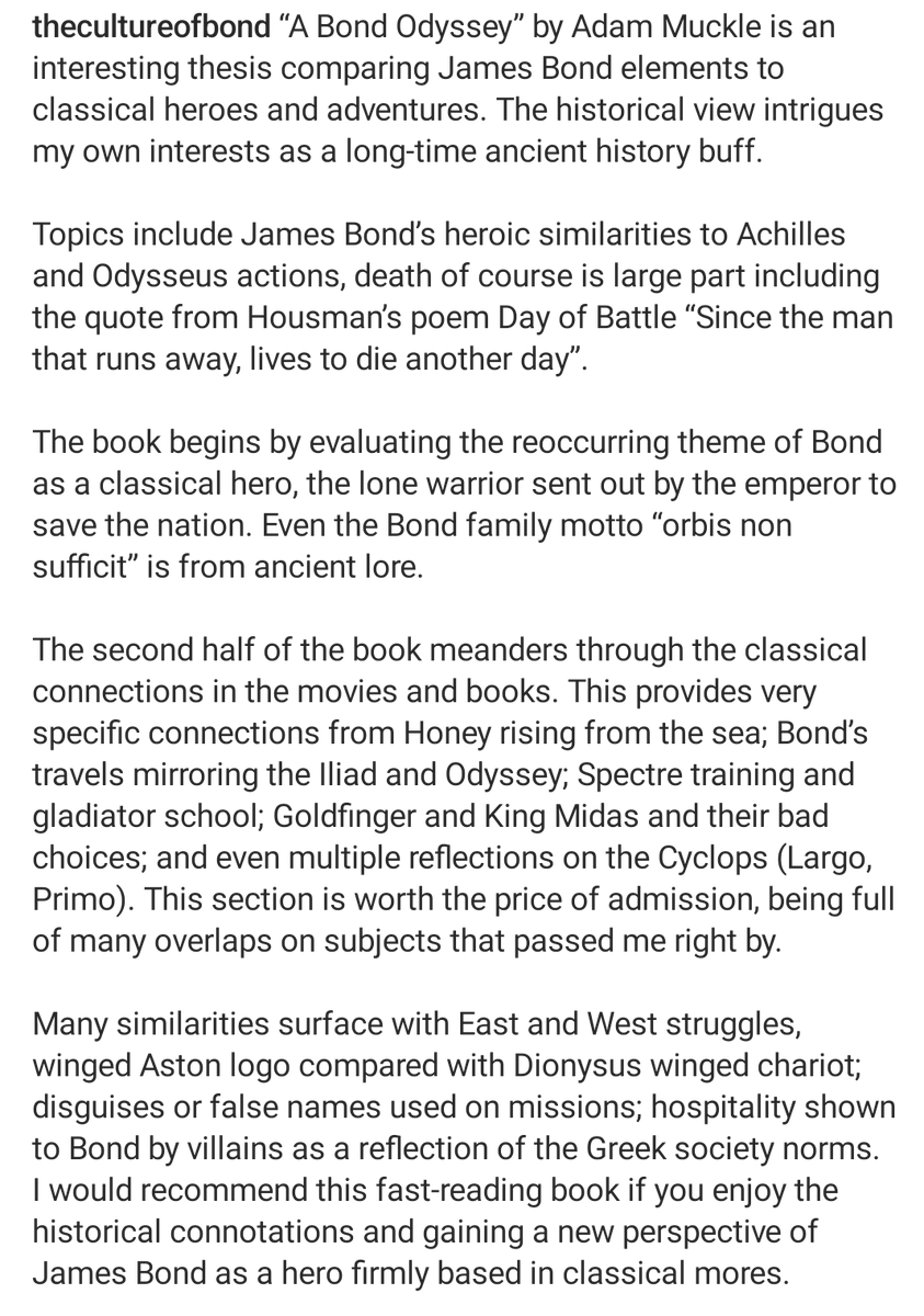 ADMbar's tweet photo. A Bond Odyssey ๐ ๐๐๐๐๐
Get your copy today:
https://t.co/yalASzKedO
#ABondOdyssey #books #JamesBond #Classics #history #legacy #film #cinema #movies #Greekmyth #monomyth #amazon #reviews #goodteads #fathersday #gifts #presents https://t.co/gb0QEfXtuf