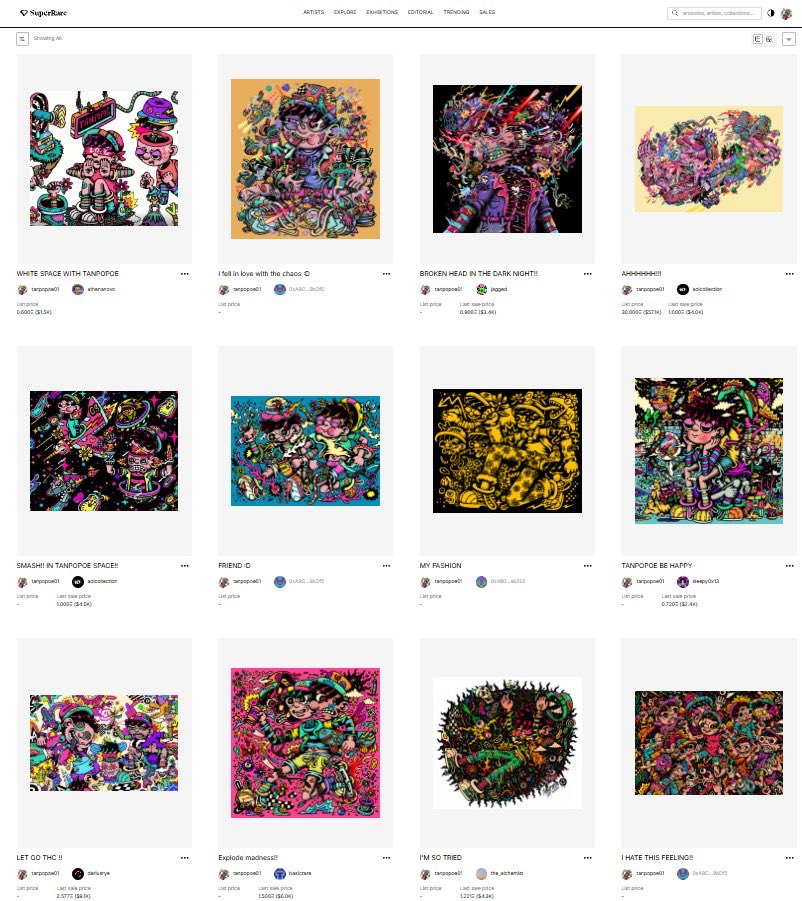 New drop in superrare
superrare.com/tanpopoe01