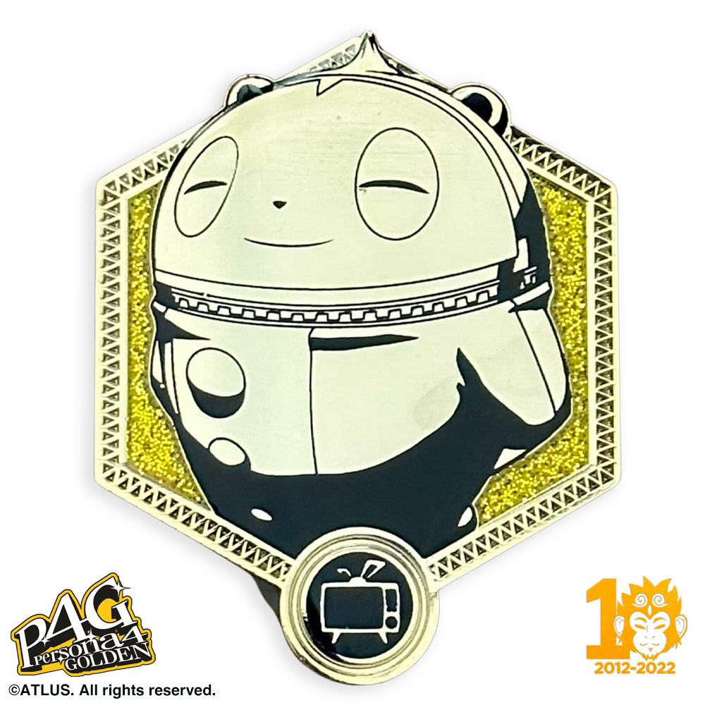Hoooly crap?! I just received Teddie - Golden Series - Persona 4 Golden Pin by Zen Monkey Studios from lord_sharksalot via Throne. Thank you! throne.com/luckyredsparrow #Wishlist #Throne