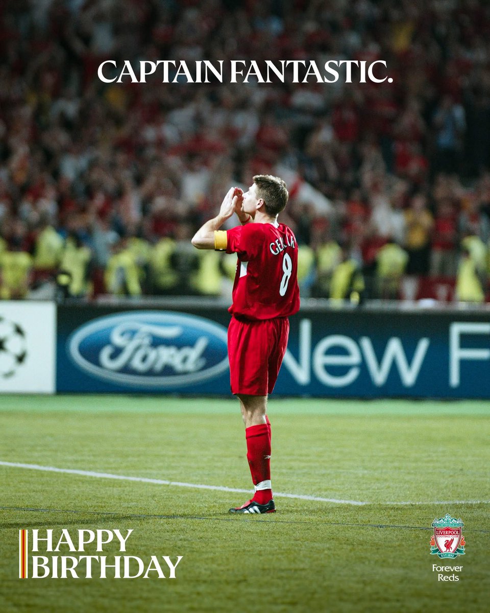 allredsmalaysia's tweet photo. Happy birthday, Steven Gerrard. 🎂🎉
#OLSCMalaysia
#OLSC
#AllRedsMalaysia
#LFClegend https://t.co/W3g9E4iDJ1