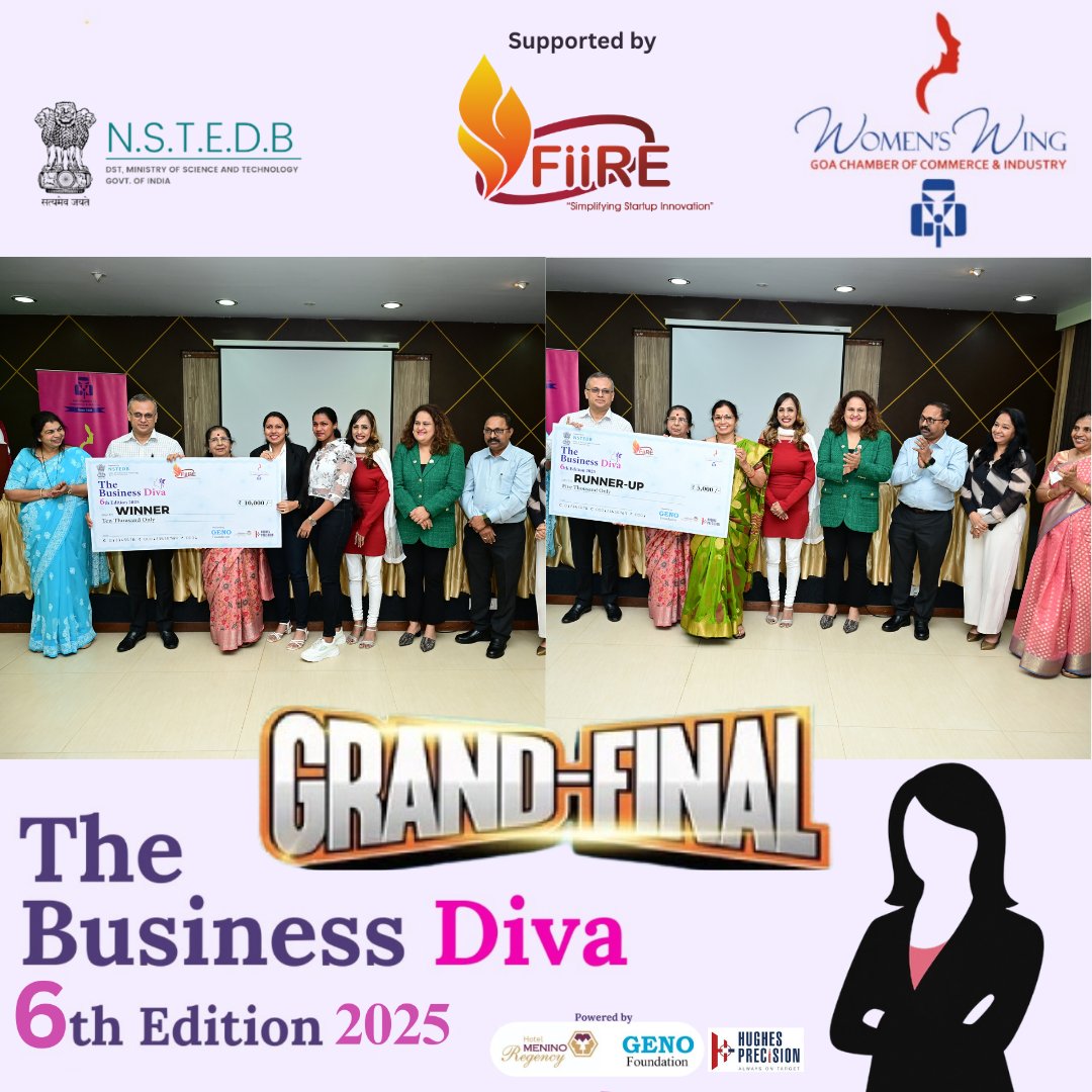 The finals of the 6th Edition of The Business Diva Competition 2025 took place at the Goa Chamber of Commerce &amp; Industry (GCCI), Panaji. Graced by '#Padma Shri' Smt. Shashi Soni as Chief Guest, Mr. Shrinivas Dempo, President, GCCI, and Smt. Pratima Dhond, Vice President, GCCI.