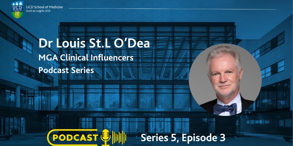 Ep3, S5: Dr Louis St.L O'Dea is a Strategic Advisor to new and emerging Biopharma Companies. Find out about his career trajectory from medicine into industry as he chats with Prof Pat Murray in our latest podcast ep. 
🎧Listen here➡️bit.ly/MGApod1