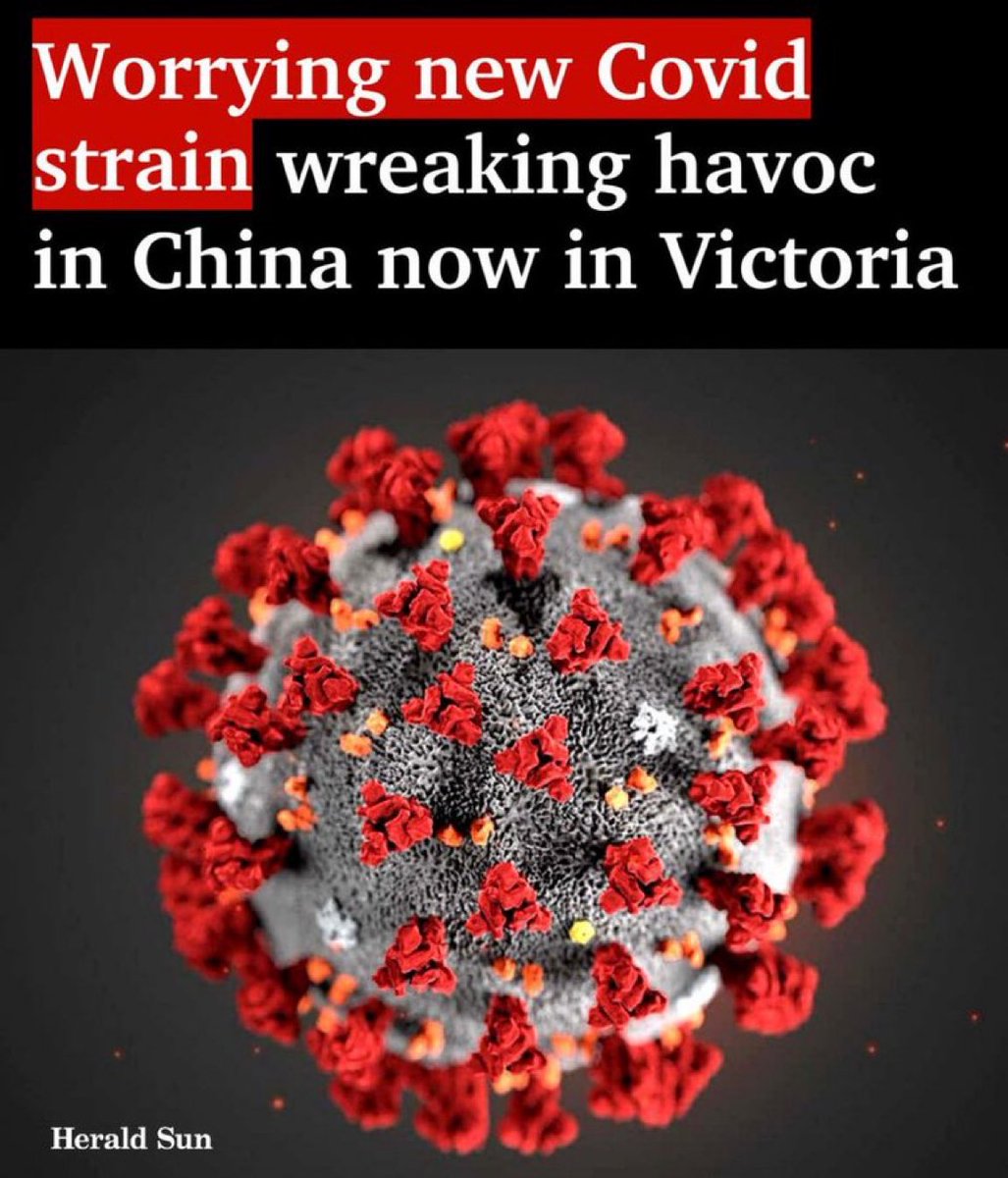 It’s got to pass a lot of Territory to get to Victoria…

But I guess COVID always did like Victoria…