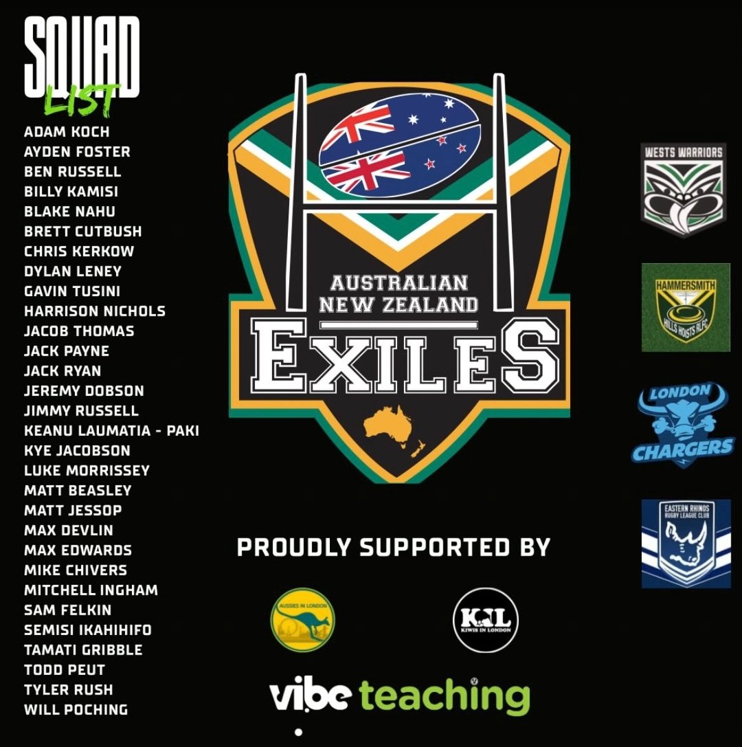 Ian White (@_ian_e_white) on Twitter photo Heading to the smoke next weekend for the <a href="/TheChallengeCup/">Betfred Challenge Cup</a> final? Then get along to <a href="/WaspsFC/">Wasps Football Club</a> Friday night for Battle of the Exiles. An Aussie/Kiwis select team facing off against German opposition. Will be a great game! <a href="/wests_warriors/">Wests Warriors</a> <a href="/LonChargersRL/">London Chargers RL</a> <a href="/HoistsRLFC/">Hills Hoists</a> <a href="/EasternRhinos/">Eastern Rhinos Rugby League Club</a> Heading to the smoke next weekend for the <a href="/TheChallengeCup/">Betfred Challenge Cup</a> final? Then get along to <a href="/WaspsFC/">Wasps Football Club</a> Friday night for Battle of the Exiles. An Aussie/Kiwis select team facing off against German opposition. Will be a great game! <a href="/wests_warriors/">Wests Warriors</a> <a href="/LonChargersRL/">London Chargers RL</a> <a href="/HoistsRLFC/">Hills Hoists</a> <a href="/EasternRhinos/">Eastern Rhinos Rugby League Club</a>