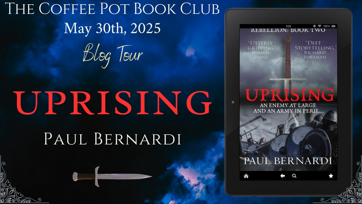 Cathie Dunn – historical fiction & history (@cathiedunn) on Twitter photo Welcome to our exciting 🌟Book Blast🌟 for
༻*·Uprising·*༺
by Paul Bernardi!
Check out our fabulous tour stops, all shining bright book spotlights on this gripping adventure set in Anglo-Saxon England!
thecoffeepotbookclub.blogspot.com/2025/04/blog-t…
#HistoricalFiction #NewRelease
<a href="/Paul_Bernardi/">Paul Bernardi</a> Welcome to our exciting 🌟Book Blast🌟 for
༻*·Uprising·*༺
by Paul Bernardi!
Check out our fabulous tour stops, all shining bright book spotlights on this gripping adventure set in Anglo-Saxon England!
thecoffeepotbookclub.blogspot.com/2025/04/blog-t…
#HistoricalFiction #NewRelease
<a href="/Paul_Bernardi/">Paul Bernardi</a>