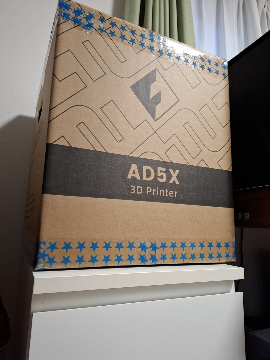 FLASHFORGE AD5X来たーー🤩✨

#3Dプリンタ
#AD5X