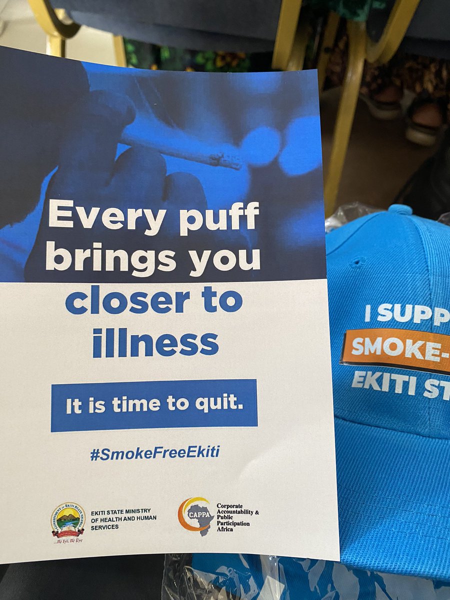 Praise Ebube O (@kayzepee) on Twitter photo Let's build Smoke free Cities!  Executive Director of <a href="/CAPPAfrica/">C A P P A</a> emphasizes the importance of understanding & implementing tobacco control measures to protect citizens' health. 
 #WorldNoTobaccoDay #TobaccoExposed #SmokeFreeEkiti <a href="/TobaccoCtrlUg/">Tobacco Control Uganda</a> Let's build Smoke free Cities!  Executive Director of <a href="/CAPPAfrica/">C A P P A</a> emphasizes the importance of understanding & implementing tobacco control measures to protect citizens' health. 
 #WorldNoTobaccoDay #TobaccoExposed #SmokeFreeEkiti <a href="/TobaccoCtrlUg/">Tobacco Control Uganda</a>