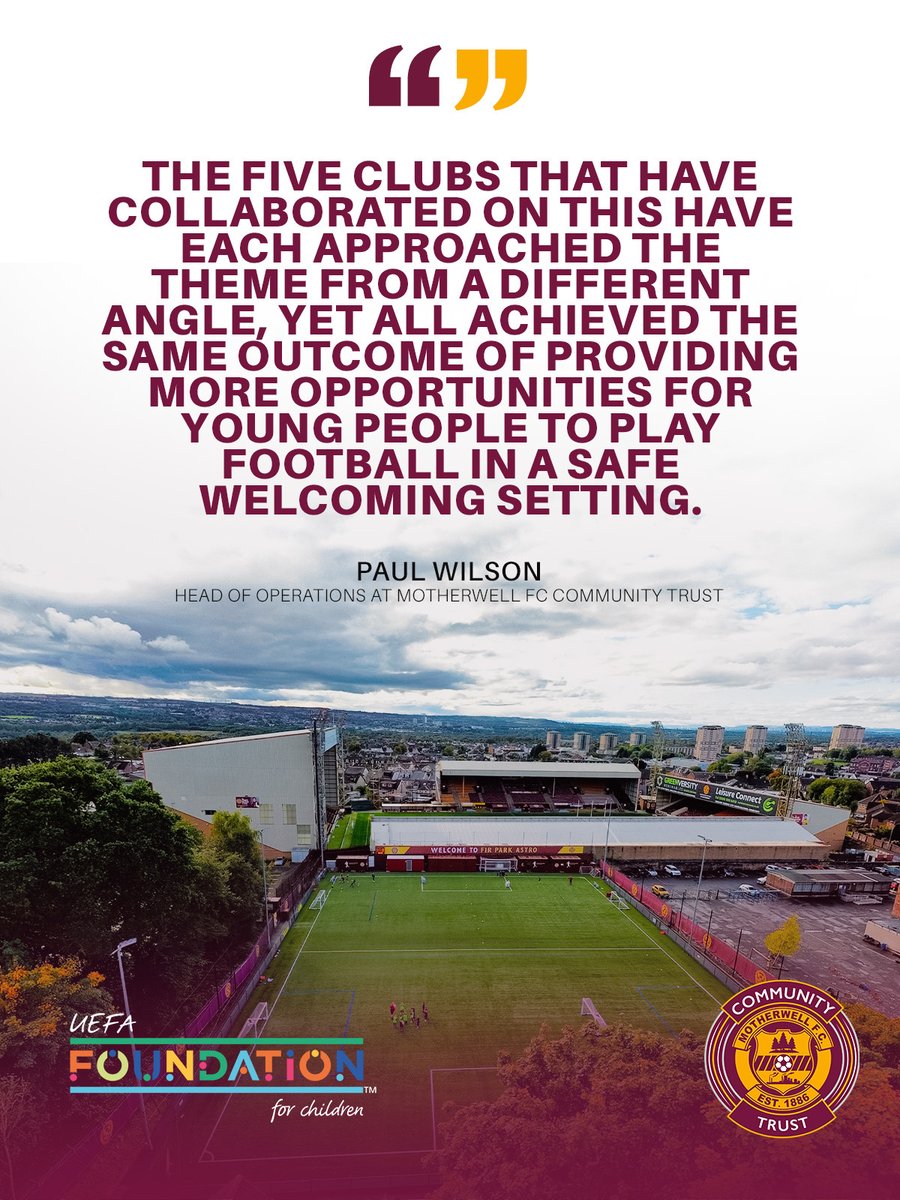 Motherwell FC Community Trust (@mfctrust) on Twitter photo Together Equality Achieves More 🧡
Paul Wilson, Head of Operations at the Motherwell FC Community Trust commented on the partnership with <a href="/bighearts/">Big Hearts</a> <a href="/falkirkfcf/">Falkirk Foundation</a> <a href="/MortonCommunity/">Morton in the Community</a> <a href="/SMFC_CF/">St Mirren FC Charitable Foundation</a>
bit.ly/4kMJjFb Together Equality Achieves More 🧡
Paul Wilson, Head of Operations at the Motherwell FC Community Trust commented on the partnership with <a href="/bighearts/">Big Hearts</a> <a href="/falkirkfcf/">Falkirk Foundation</a> <a href="/MortonCommunity/">Morton in the Community</a> <a href="/SMFC_CF/">St Mirren FC Charitable Foundation</a>
bit.ly/4kMJjFb
