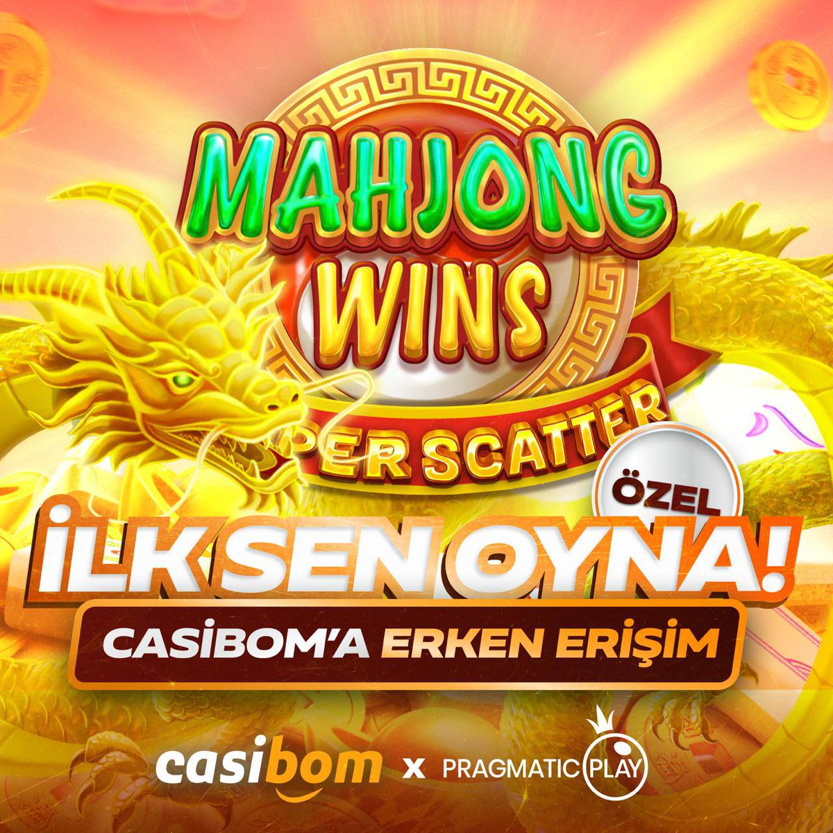 💘En çok kazandıran slot oyunlarının yapımcısı Pragmatic Play'in en yeni oyunu “Mahjong Wins Super Scatter” ilk kez ve sadece erken erişim ile #Casibom da! 😎

🔗Hemen Oyna: t.ly/casibomaktif

#casibomgiris otobet #onwin #tipobet
#betturkey #mariobet