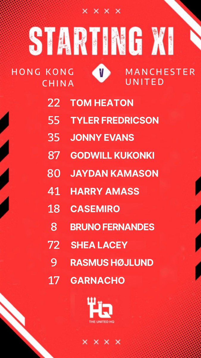 🚨 𝐎𝐅𝐅𝐈𝐂𝐈𝐀𝐋: Our STARTING XI to take on Hong Kong, China this afternoon!

Drop your score predictions below. 👇