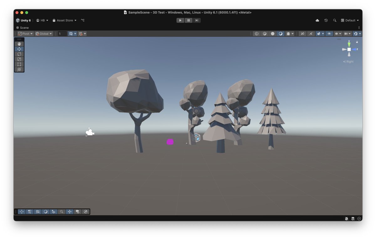 My first time opening the Unity game engine. Although Knoll &amp; Order will be 2D, I'm having fun playing with some 3D shapes. I figure it's like learning to drive manual even though you'll only ever drive automatic?
#indiedev #cozygames #knolling