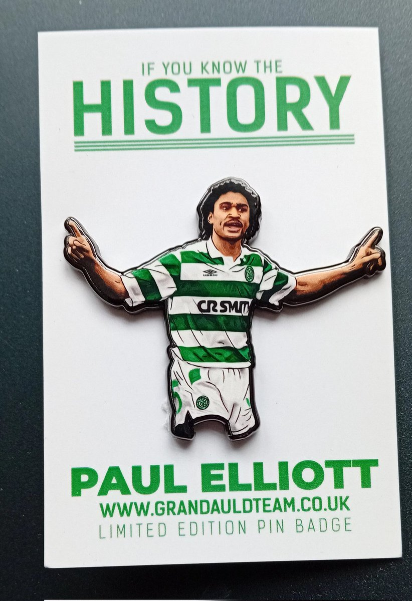 T H E ~ S H A M R O C K โ๏ธ (@theshamrock1888) on Twitter photo This outstanding Paul Elliott badge is the latest in the History series from <a href="/GrandAuldTeam_/">๐๐ง๐๐ฃ๐๐ผ๐ช๐ก๐๐๐๐๐ข</a>. Like the man himself, absolute class ๐๐๐ This outstanding Paul Elliott badge is the latest in the History series from <a href="/GrandAuldTeam_/">๐๐ง๐๐ฃ๐๐ผ๐ช๐ก๐๐๐๐๐ข</a>. Like the man himself, absolute class ๐๐๐
