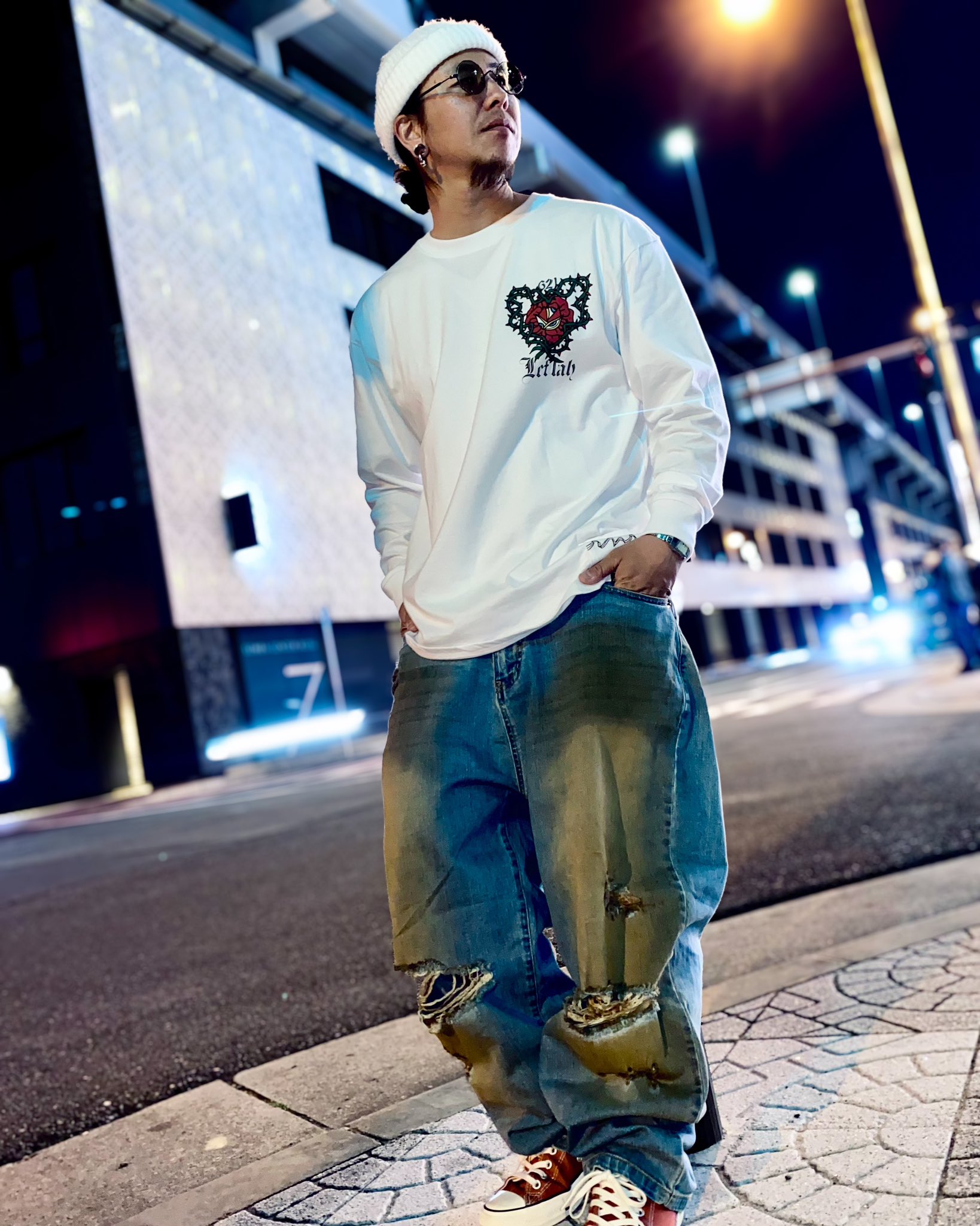 レフラー LEFLAH デニム LEFLAH デニム ジョガー ジーンズ WANIMA KENTA