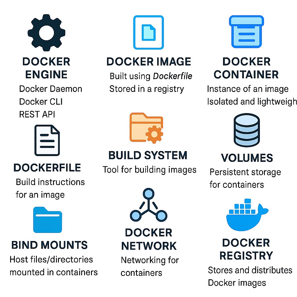 theskilledcoder's tweet photo. Core Docker Components https://t.co/ps0ySn9Y0g