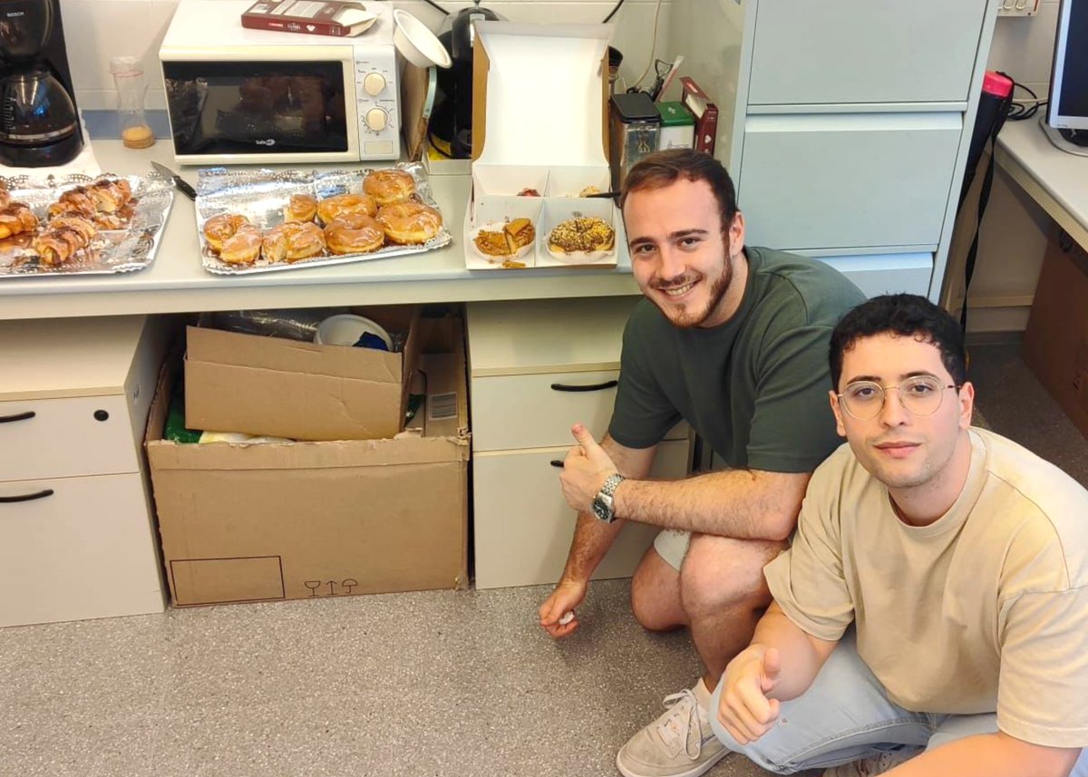 Quantum Chemistry Group URV (@qcg_urv) on Twitter photo Today, our bachelor students Carles Moreno and <a href="/Albertuus23/">Albert Suriol</a> concluded their research internship here at <a href="/QCG_URV/">Quantum Chemistry Group URV</a> and surprised us with breakfast to celebrate. We hope they had a great time working with us and look forward to seeing them again soon! Today, our bachelor students Carles Moreno and <a href="/Albertuus23/">Albert Suriol</a> concluded their research internship here at <a href="/QCG_URV/">Quantum Chemistry Group URV</a> and surprised us with breakfast to celebrate. We hope they had a great time working with us and look forward to seeing them again soon!