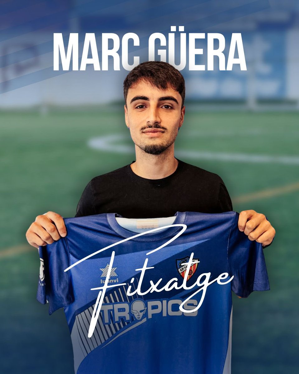 Seguim amb noves incorporacions pel nostre primer equip, avui és el torn per en MARC GÜERA, un altre jove talent que ens ha de donar moltes alegries. Benvingut Marc.