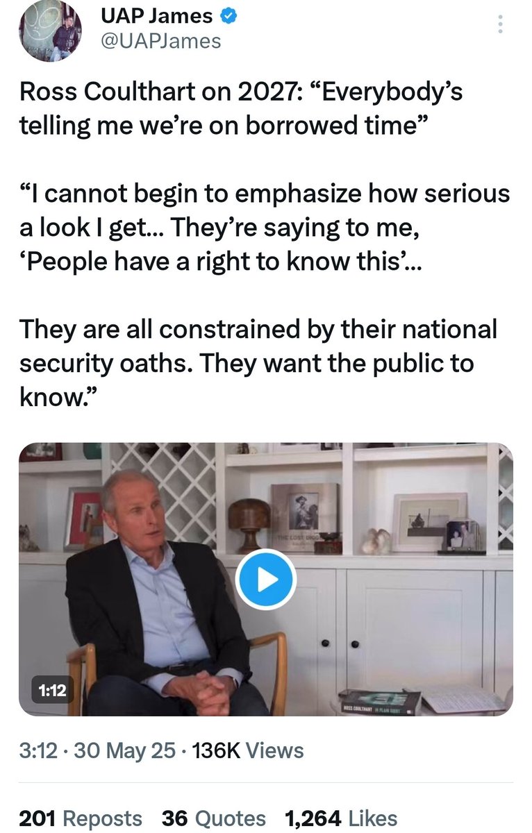 nic_moneypenny's tweet image. Dan Burisch is well known by most of the UFO communty. When he gave a detailed interview in 2004 he warned of potentially Earth threatening events that would lead to a conflagoration. See clip below

The signs that this was imminent he described as being significant solar and