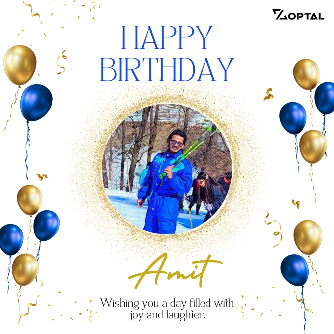 Happy Birthday, Amit! 🥳🎉 Wishing you a day full of love, laughter, &amp; all the things you enjoy most. Cheers to another year of amazing memories &amp; accomplishments! 🥂🎂✨

#HappyBirthday #BirthdayVibes #CelebrateLife #CheersToYou #SpecialDay #BirthdayJoy #Zoptal