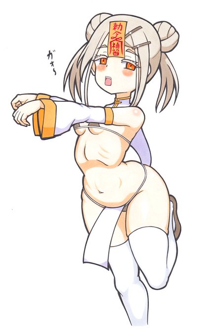 学マスから、篠澤広のエッチ絵です 趣味のチャイナ風を・・・普段描く絵と対極な体型なので手探りです(多分まだ太い)