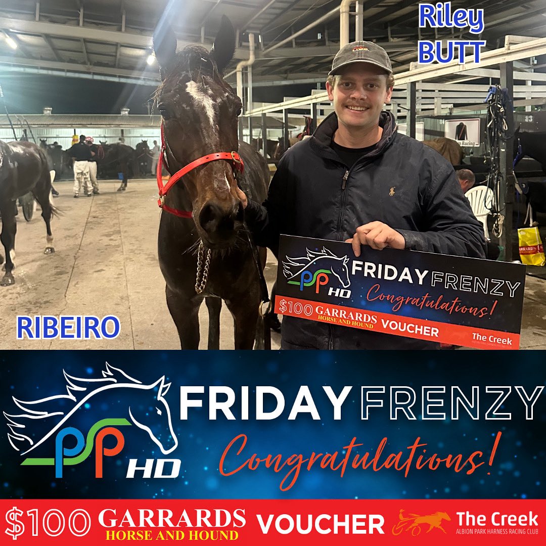 The Creek (@thecreekalbion) on Twitter photo Ribeiro has been knocking on the 🚪 
Tonight he strolled through for his first victory at #TheCreek
It follows Tuesday’s double for <a href="/RileyButtRacing/">Riley Butt Racing</a> and secures this week’s Friday Frenzy.
<a href="/pspvideohd/">PSP</a> Ribeiro has been knocking on the 🚪 
Tonight he strolled through for his first victory at #TheCreek
It follows Tuesday’s double for <a href="/RileyButtRacing/">Riley Butt Racing</a> and secures this week’s Friday Frenzy.
<a href="/pspvideohd/">PSP</a>