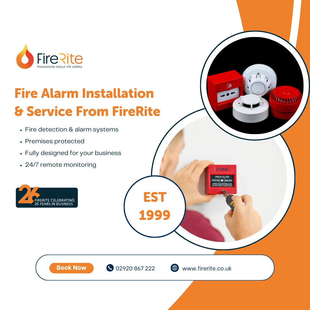 FireRite (@fireriteuk) on Twitter photo ๐ฅ Why FireRite is the Best Choice for Fire Alarm System Installation ๐ฅ
When it comes to fire safety, expertise, compliance, and reliability are essential.
๐ฉ Contact us: sales@firerite.co.uk
#FireSafety #FireAlarm #SafetyFirst #FireRite ๐ฅ Why FireRite is the Best Choice for Fire Alarm System Installation ๐ฅ
When it comes to fire safety, expertise, compliance, and reliability are essential.
๐ฉ Contact us: sales@firerite.co.uk
#FireSafety #FireAlarm #SafetyFirst #FireRite