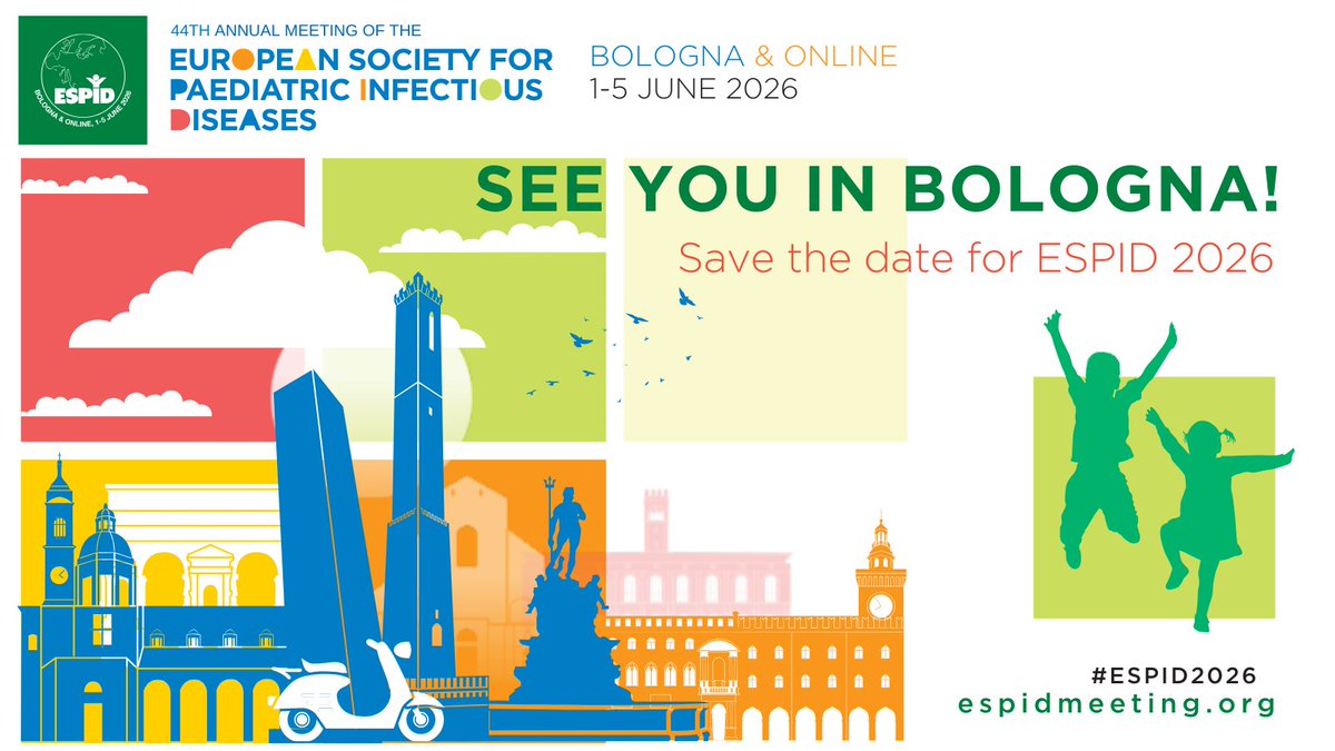 Thank you for making #ESPID2025 unforgettable! 

From science to friendships, every moment mattered.

Get ready to continue the journey in Bologna, 1-5 June 2026, we are looking forward to seeing you there! 
#PaediatricInfectiousDiseases