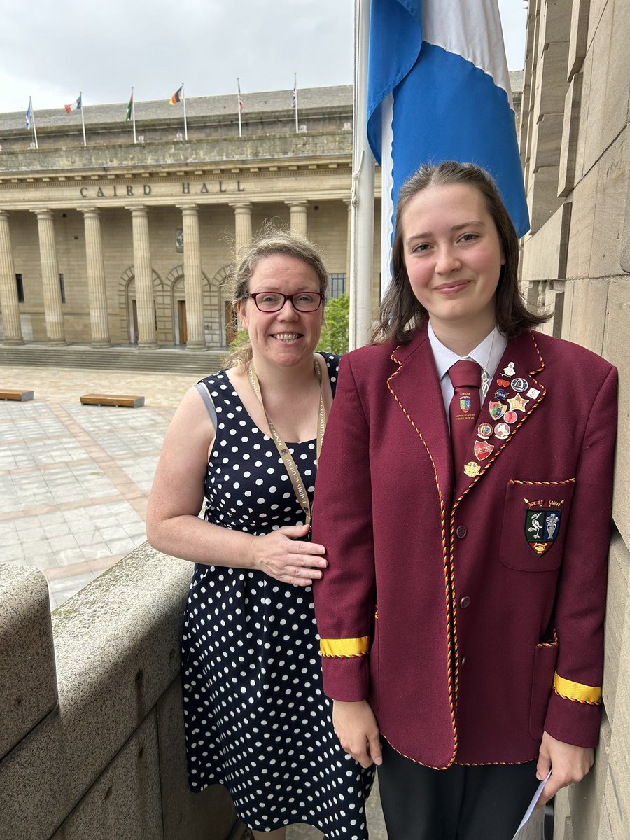 Hugely proud of both of our phenomenal McManus Award  for Citizenship nominees <a href="/BirnamHarrisAC/">Team Birnam</a>’s Elsie Mills &amp; <a href="/TeamKinloch/">Team Kinloch</a>’s Eva Dey. Both such fabulous ambassadors for our amazing school. Eva was awarded third place. 🥉 👏🏻👍🏻