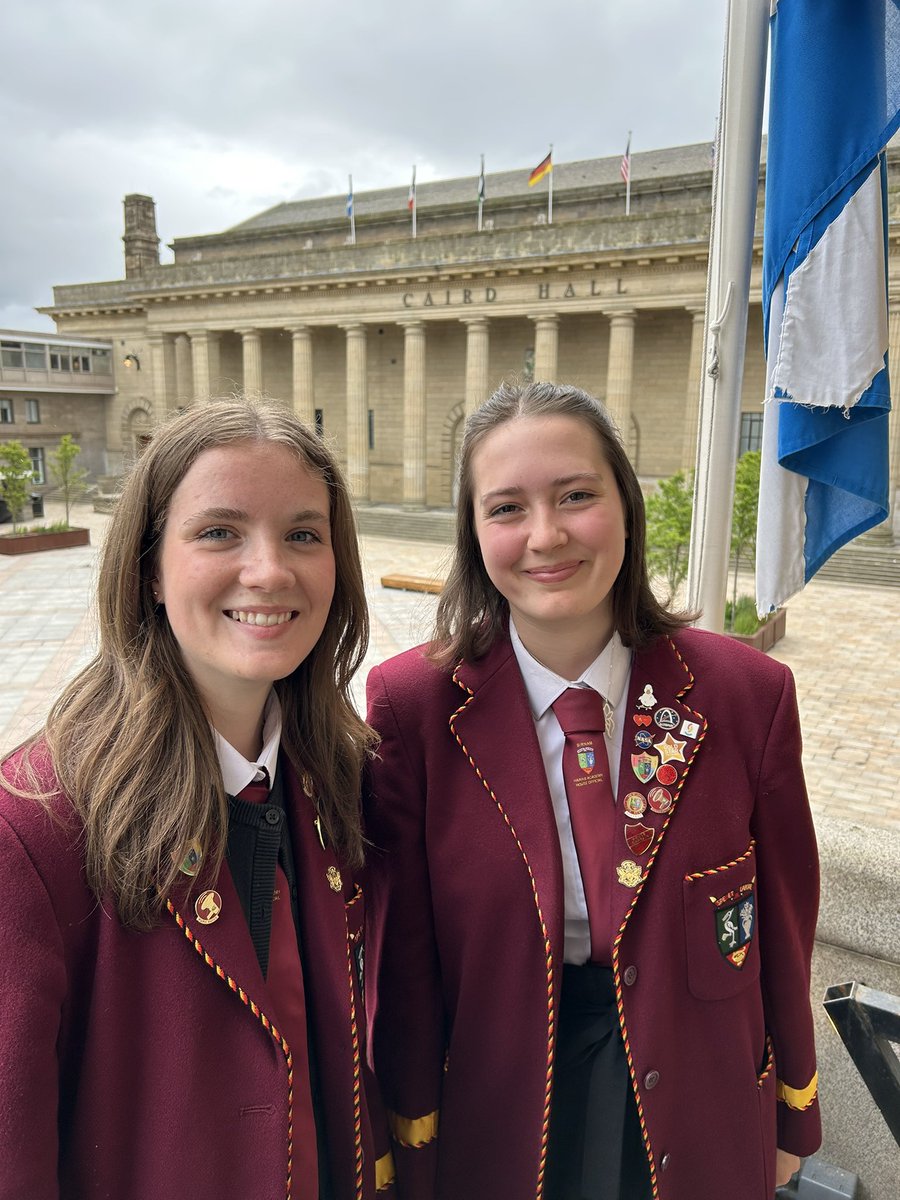 harrisacdundee's tweet image. Hugely proud of both of our phenomenal McManus Award  for Citizenship nominees @BirnamHarrisAC’s Elsie Mills &amp;amp; @TeamKinloch’s Eva Dey. Both such fabulous ambassadors for our amazing school. Eva was awarded third place. 🥉 👏🏻👍🏻