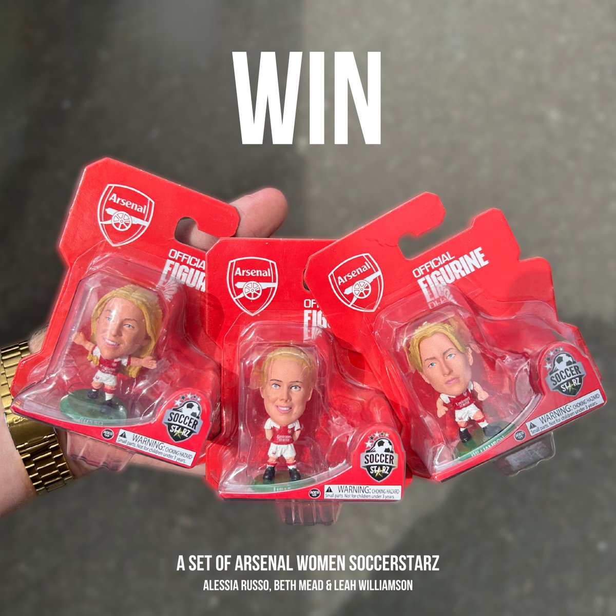SoccerStarz (@ctcsoccerstarz) on Twitter photo 🚨 GIVEAWAY 🚨
To celebrate Arsenal Women's Champions League triumph, we're giving away a set of <a href="/ArsenalWFC/">Arsenal Women</a> SoccerStarz! 🏆
To enter:
1️⃣ Follow <a href="/ctcSoccerStarz/">SoccerStarz</a>
2️⃣ Repost this post
Competition ends 06/06/25—good luck!
#SoccerStarz #AWFC #Giveaway 🚨 GIVEAWAY 🚨
To celebrate Arsenal Women's Champions League triumph, we're giving away a set of <a href="/ArsenalWFC/">Arsenal Women</a> SoccerStarz! 🏆
To enter:
1️⃣ Follow <a href="/ctcSoccerStarz/">SoccerStarz</a>
2️⃣ Repost this post
Competition ends 06/06/25—good luck!
#SoccerStarz #AWFC #Giveaway