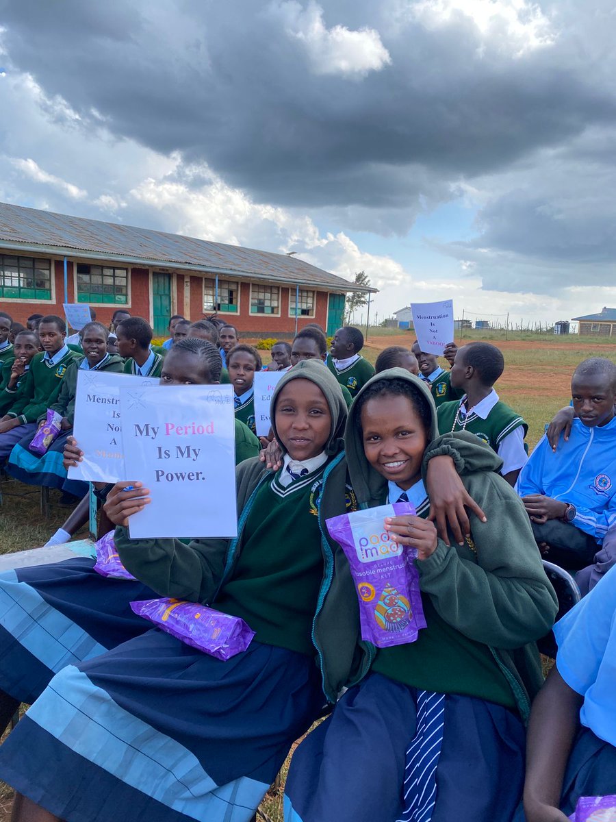We marked #MenstrualHygieneDay at Longewan Secondary with open talks, demos &amp; reusable pad giveaways — smashing stigma with Pad Mad Kenya, <a href="/governorscamps/">Governors' Camp Collection</a> <a href="/MoyoAtMugie/">themoyofoundation</a> &amp; kind supporters. ♀️

Periods aren’t the problem. Shame is.

#EndPeriodPoverty #PeriodFriendlyWorld