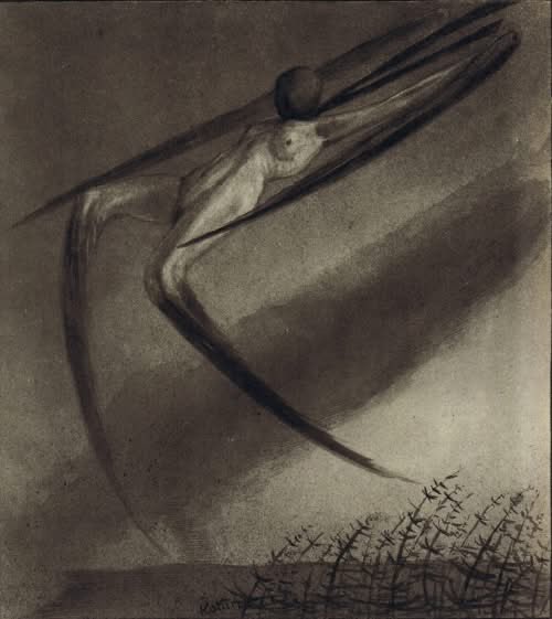 Alfred Kubin, A Dream Visits us Every Night, 1900.