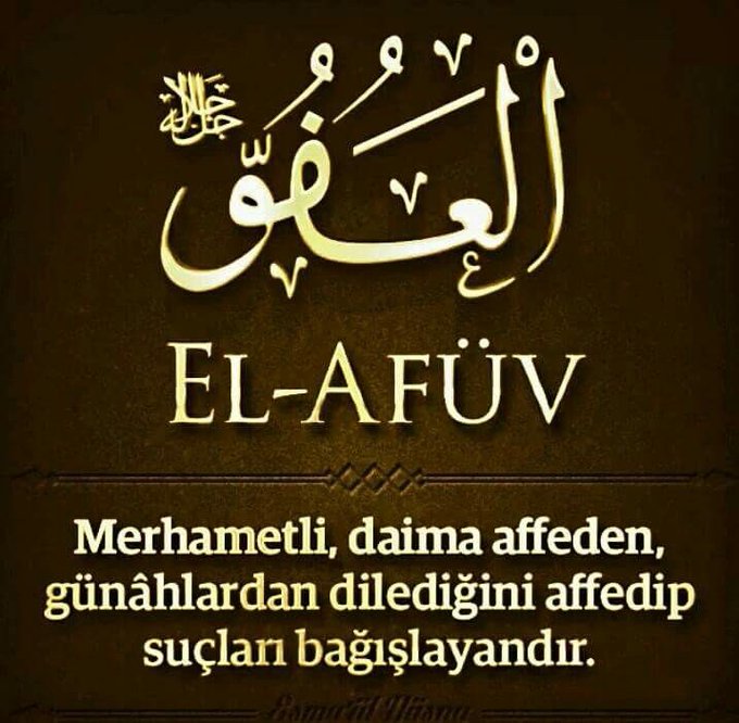 “Allah'ın Rahmeti Azabından Büyüktür.”  

(Hz. Muhammed s.a.v)