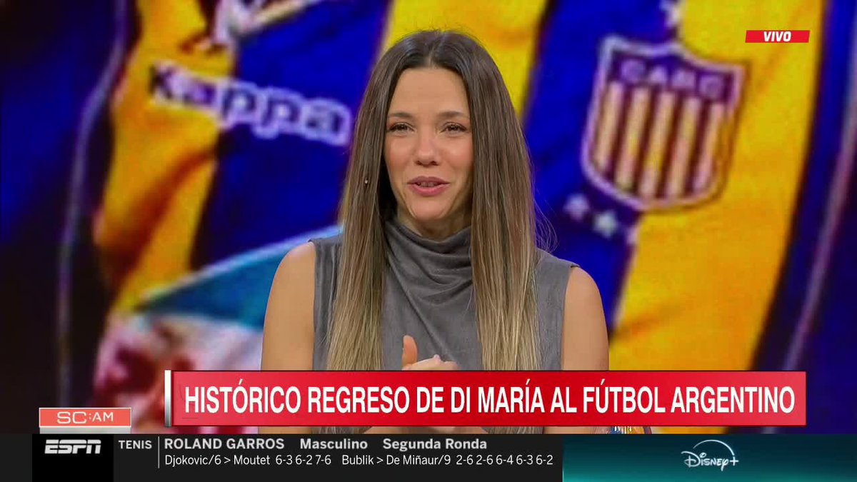 ¡Llegó #SportsCenterAM! Sumate con <a href="/LRubinska/">Luciana Rubinska</a>, <a href="/FedeBueno73/">Federico Bueno</a> y Pablo Ferreira para seguir repasando los mejores momentos de Ángel Di María tras la confirmación de su regreso a Rosario Central.

📺 #DisneyPlus