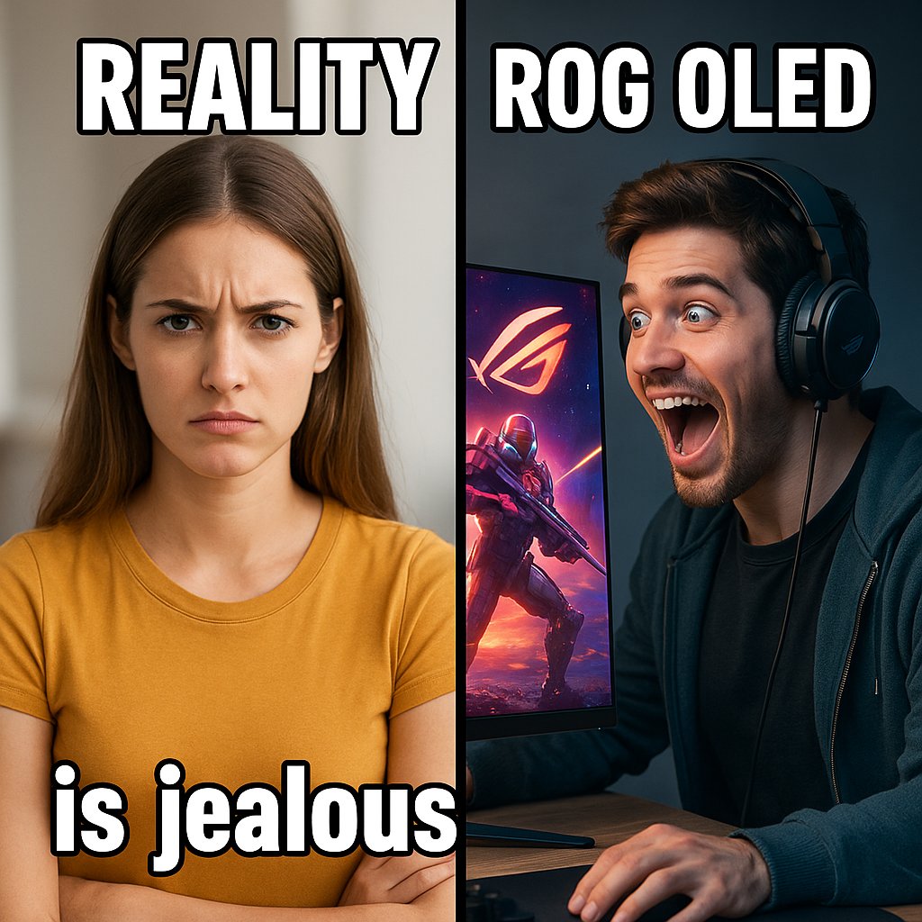 Ciqwaaa's tweet photo. @ASUS_ROG #Upgrade2ROGOLED https://t.co/7QUKtjF3rn