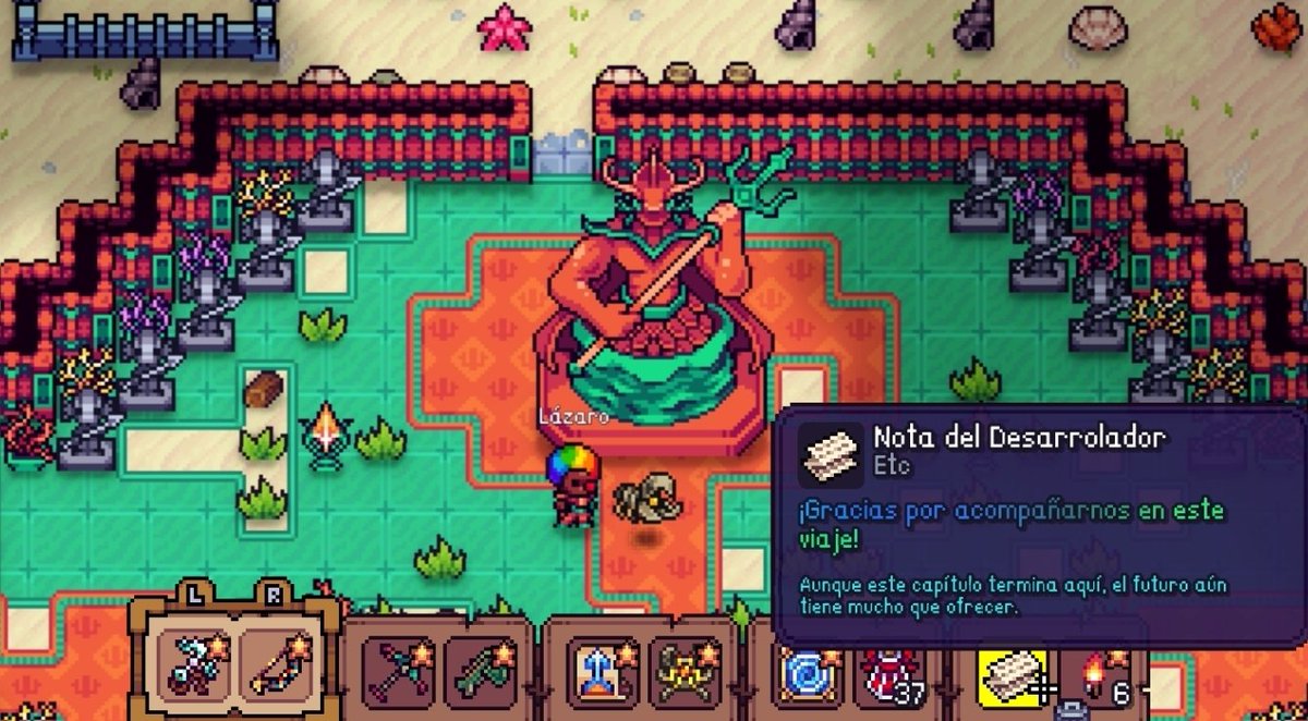 Lázaro ☠︎︎ (@lazaplays) on Twitter photo Si os gustan los survival pixel-art con crafteo y un mundo enorme (o islas!) que explorar, no podéis perderos <a href="/PlayTinkerlands/">Tinkerlands - Available now on Steam!</a> 👏 Es una joya!
A falta de un par de jefes e islas, me he gozado el inicio del Early Access y espero con ganas las futuras actualizaciones! ❤️ Si os gustan los survival pixel-art con crafteo y un mundo enorme (o islas!) que explorar, no podéis perderos <a href="/PlayTinkerlands/">Tinkerlands - Available now on Steam!</a> 👏 Es una joya!
A falta de un par de jefes e islas, me he gozado el inicio del Early Access y espero con ganas las futuras actualizaciones! ❤️
