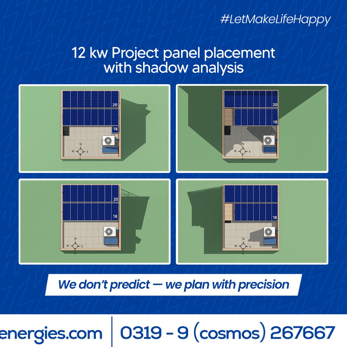 CosmosEnergiesP's tweet image. 📐 We Plan Every Panel the Right Way!
At Cosmos Energies, we don’t just install — we plan everything carefully and professionally.

#CosmosEnergies #SolarPlanning #ShadeAnalysis #SolarAwareness #solarbenefits #solarcompany #solarsolutions #letsmakelifehappy #FridayInsight
