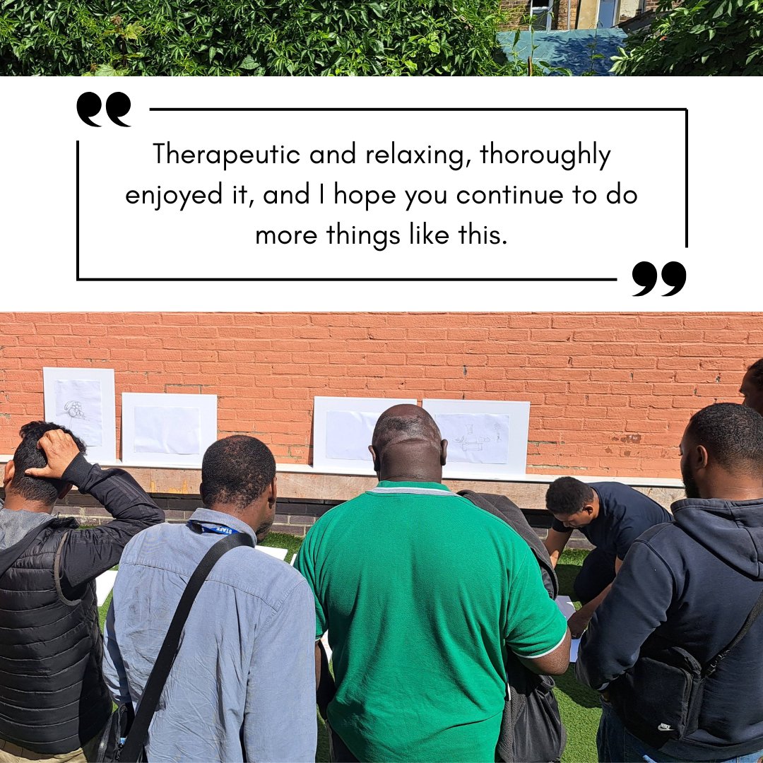 We've had a great time running a series of Men’s Art Workshops in conjunction with <a href="/MindCharity/">Mind</a>

Part of our #well-being series, they utilised #art as an outlet for creativity, self-expression and well-being practice - aston-mansfield.org.uk/mens-art-proje…

#Newham #EastLondon #MentalHealth