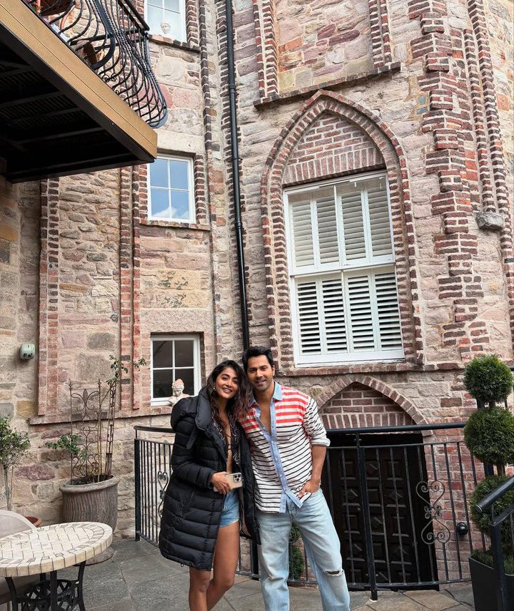 GOODTIMES (@mygoodtimes) on Twitter photo #VarunDhawan & #PoojaHegde at Scotland on a shoot schedule! ❤️
#Bollywood <a href="/Varun_dvn/">VarunDhawan</a> <a href="/PoojaHegdeTFC/">PoojaHegde TFC</a> <a href="/poojahegdeHCF/">PoojaHegdeHCF</a> <a href="/PoojaHegde1213/">Pooja Hegde Goa Fan🏖🏝</a> <a href="/FcHegdePooja/">Team PoojaHegde</a> <a href="/PoojaHegdeArmy/">Pooja Hegde™ 💗✨</a> #BollywoodActress #VarunDhawan & #PoojaHegde at Scotland on a shoot schedule! ❤️
#Bollywood <a href="/Varun_dvn/">VarunDhawan</a> <a href="/PoojaHegdeTFC/">PoojaHegde TFC</a> <a href="/poojahegdeHCF/">PoojaHegdeHCF</a> <a href="/PoojaHegde1213/">Pooja Hegde Goa Fan🏖🏝</a> <a href="/FcHegdePooja/">Team PoojaHegde</a> <a href="/PoojaHegdeArmy/">Pooja Hegde™ 💗✨</a> #BollywoodActress