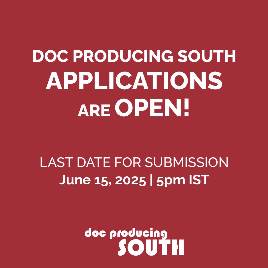 Doc Producing South is now open for applications!
We’re excited to share this powerful initiative being led by an inspiring team of filmmakers and producers, all of whom are DIFF alumni.

Apply here: forms.gle/yM1RZBqt1E4CUd…
Last date for submission: June 15, 2025 | 5pm IST