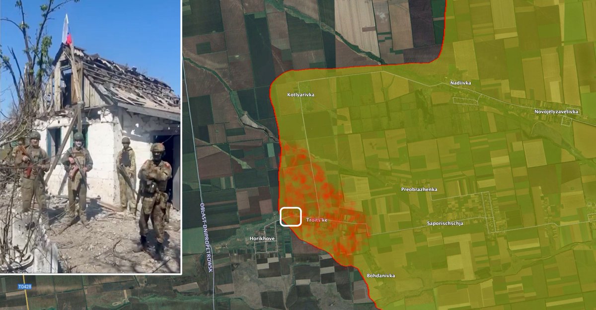 #NewsMap 
The Russian invasion army captured #Troitske in Western Donetsk oblast.