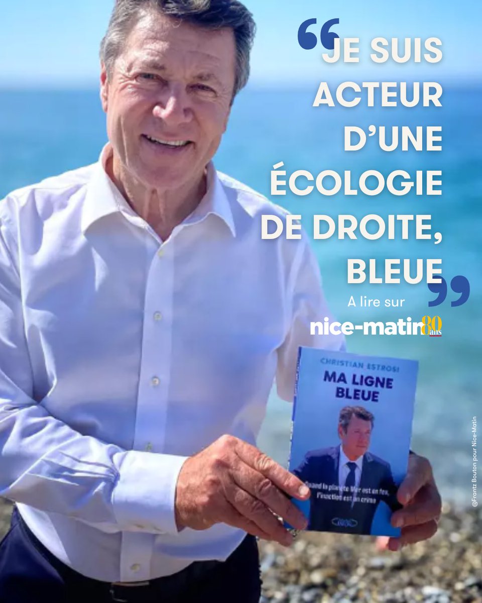 Christian Estrosi (@cestrosi) on Twitter photo Découvrez mon interview exclusive dans <a href="/Nice_Matin/">Nice-Matin</a>, à l’occasion de la sortie de mon livre Ma ligne bleue.
Je vous donne rendez-vous cet après-midi à 16h au Festival du Livre de Nice pour une première séance de dédicace.
➡️ nicematin.com/politique/-je-… Découvrez mon interview exclusive dans <a href="/Nice_Matin/">Nice-Matin</a>, à l’occasion de la sortie de mon livre Ma ligne bleue.
Je vous donne rendez-vous cet après-midi à 16h au Festival du Livre de Nice pour une première séance de dédicace.
➡️ nicematin.com/politique/-je-…