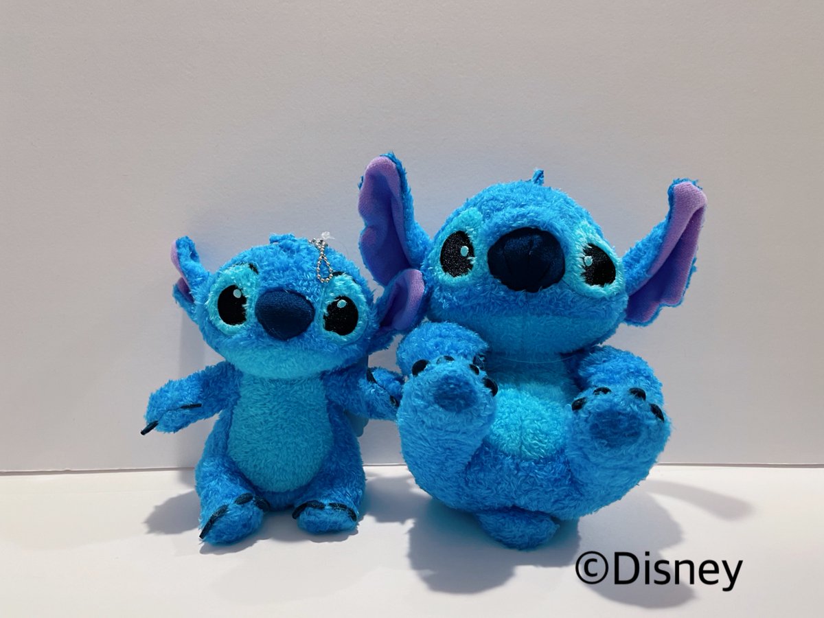 スティッチ ティディベア 青 ディズニーキャラクター ふわなで