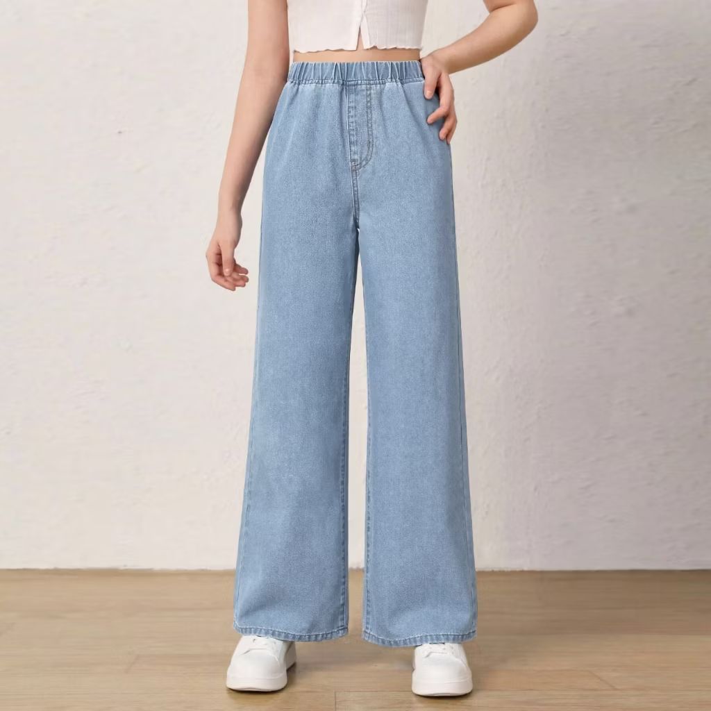 Us3_Tin's tweet photo. Cek Celana Jeans Wanita Elastic Waistband Casual Solid Color Straight Ladies Baggy Denim Pants dengan harga Rp93.819. Dapatkan di Shopee sekarang! https://t.co/sNhUTQ8Hn7 https://t.co/HD5BUEv5qJ