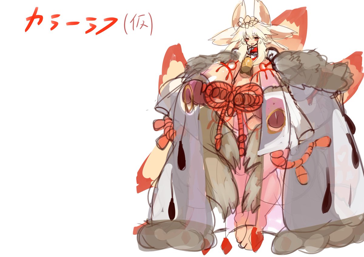 6月のカラーラフ。実はデザインが先に完成したせいでテーマが決まってない暴挙から始まってます 